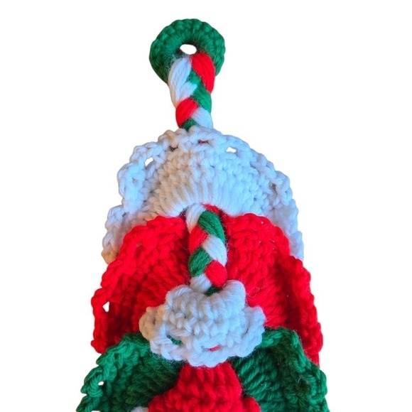 The Unbranded Brand Other - VTG 70's crochet Christmas bell door hanger / handmade decor granny gift present